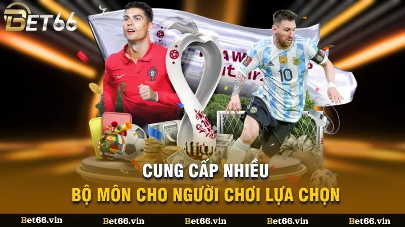 Cung cấp nhiều bộ môn cho người chơi lựa chọn