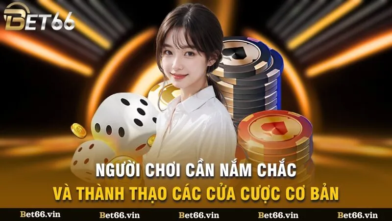 Người chơi cần nắm chắc và thành thạo các cửa cược cơ bản